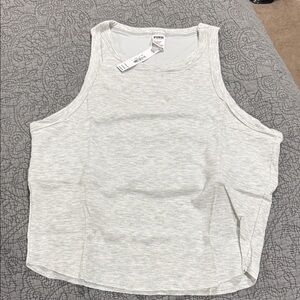 PINK Victoria's Secret Light Gray Tank Top